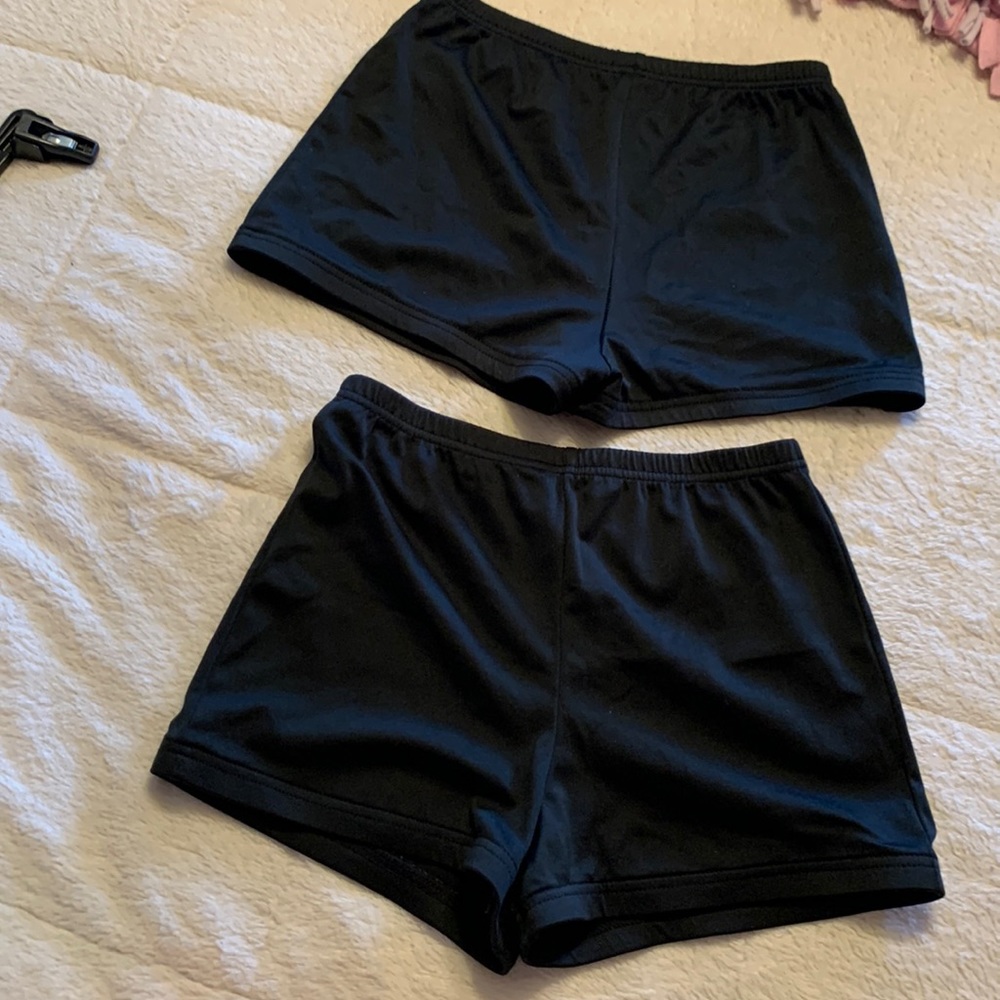 Alleson cheer spanx 2 pairs black size large